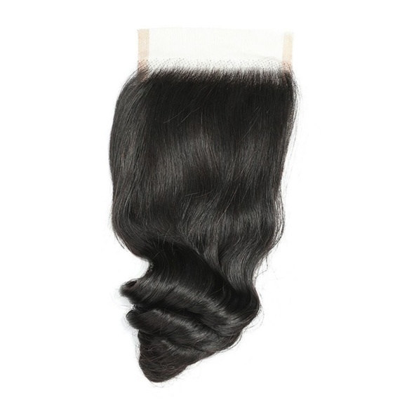 3 Bundles Malaysian Loose Wave Hair + 4x4 Closure main image 5